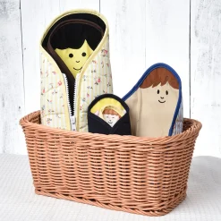 Culturally Diverse Dress to Nest Dolls | 5 Piece Set with Zippers, Snaps, and Buttons