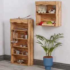 Curiosity Farmhouse Kitchen Set | Wooden Pretend Play Center with Mud Kitchen, Shelving & Fireplace