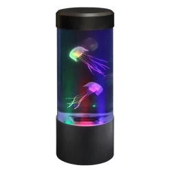 Desktop Jellyfish Lamp | LED Color-Changing Sensory Light with Lifelike Jellyfish Movement