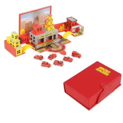 Die Cast Micro Racers Playset | 26 Vehicles & Pop-Up Cityscapes for Ages 3+