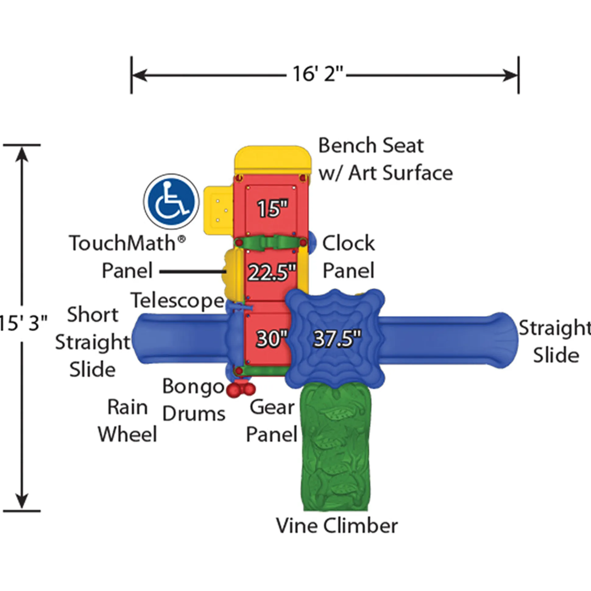 Discovery Mountain Playground Structure