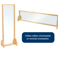 Distortion-Free Full-Length Classroom Mirror