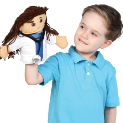Diverse Careers Puppet Set | 6 Multi-Ethnic Hand Puppets