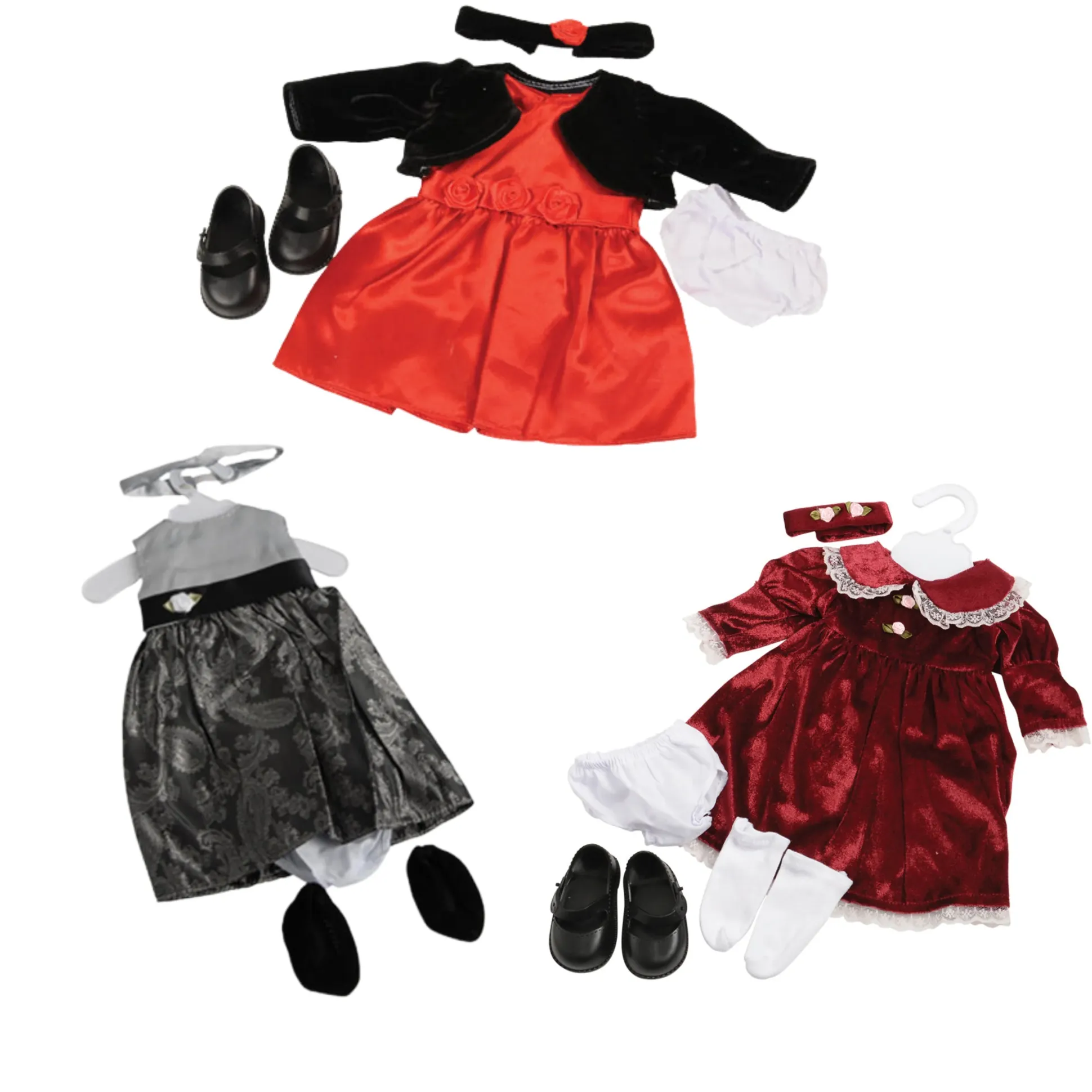 14"-18" Doll Clothes Elegant Classics Bundle