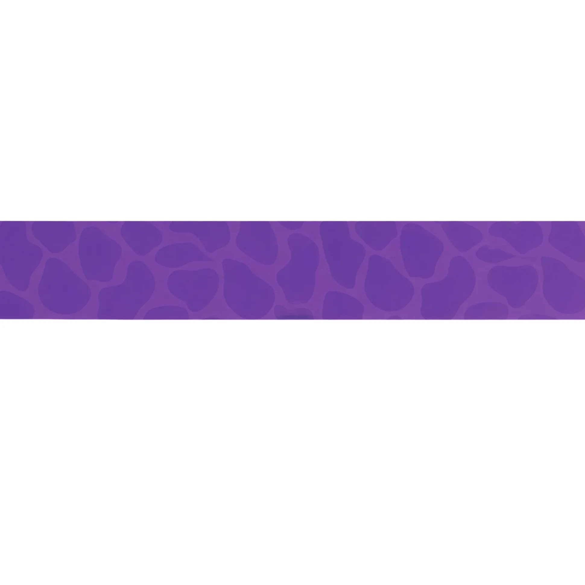 Double-Sided Purple Animal Print Trimmers - 36 ft