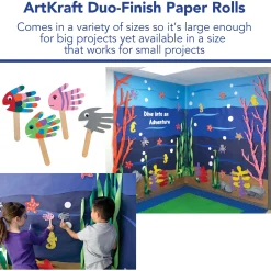 Dual Surface Paper Roll - Yellow