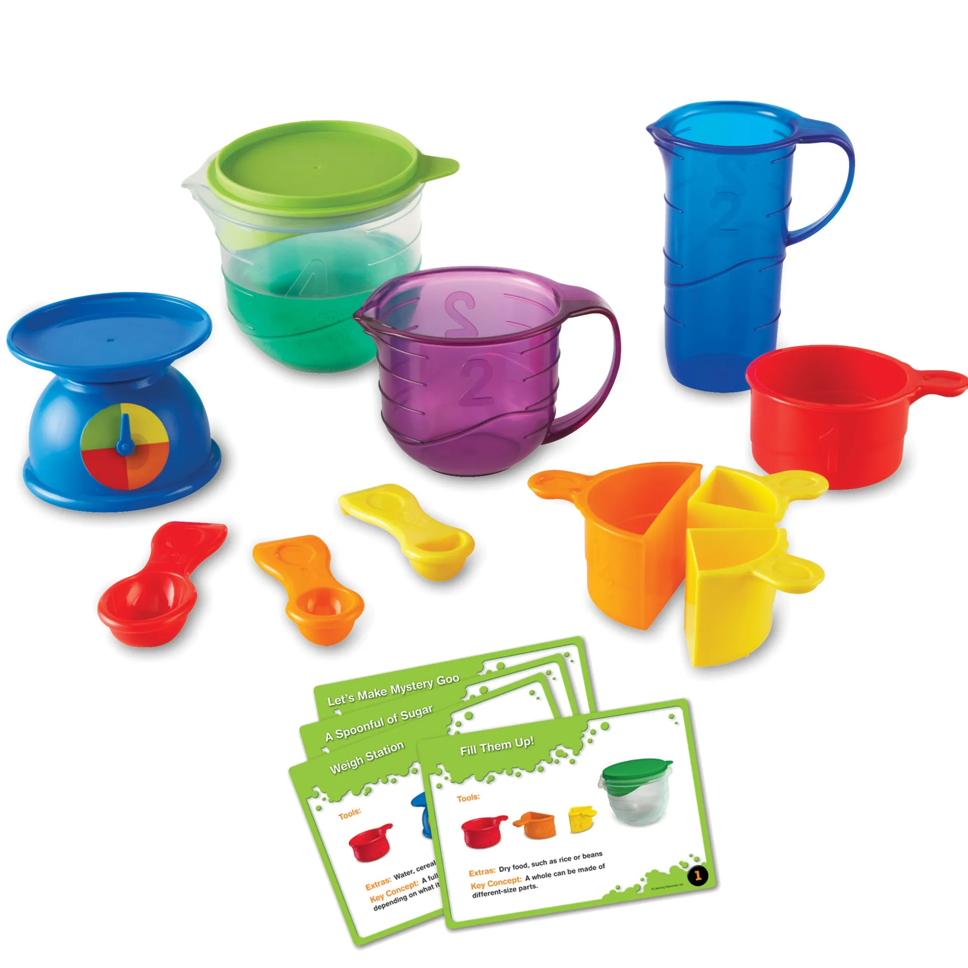 Early Science Exploration Set | Hands-On STEM Learning Tools with Beakers, Droppers & Measuring Cups