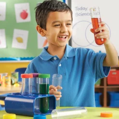 Early Science Exploration Set | Hands-On STEM Learning Tools with Beakers, Droppers & Measuring Cups