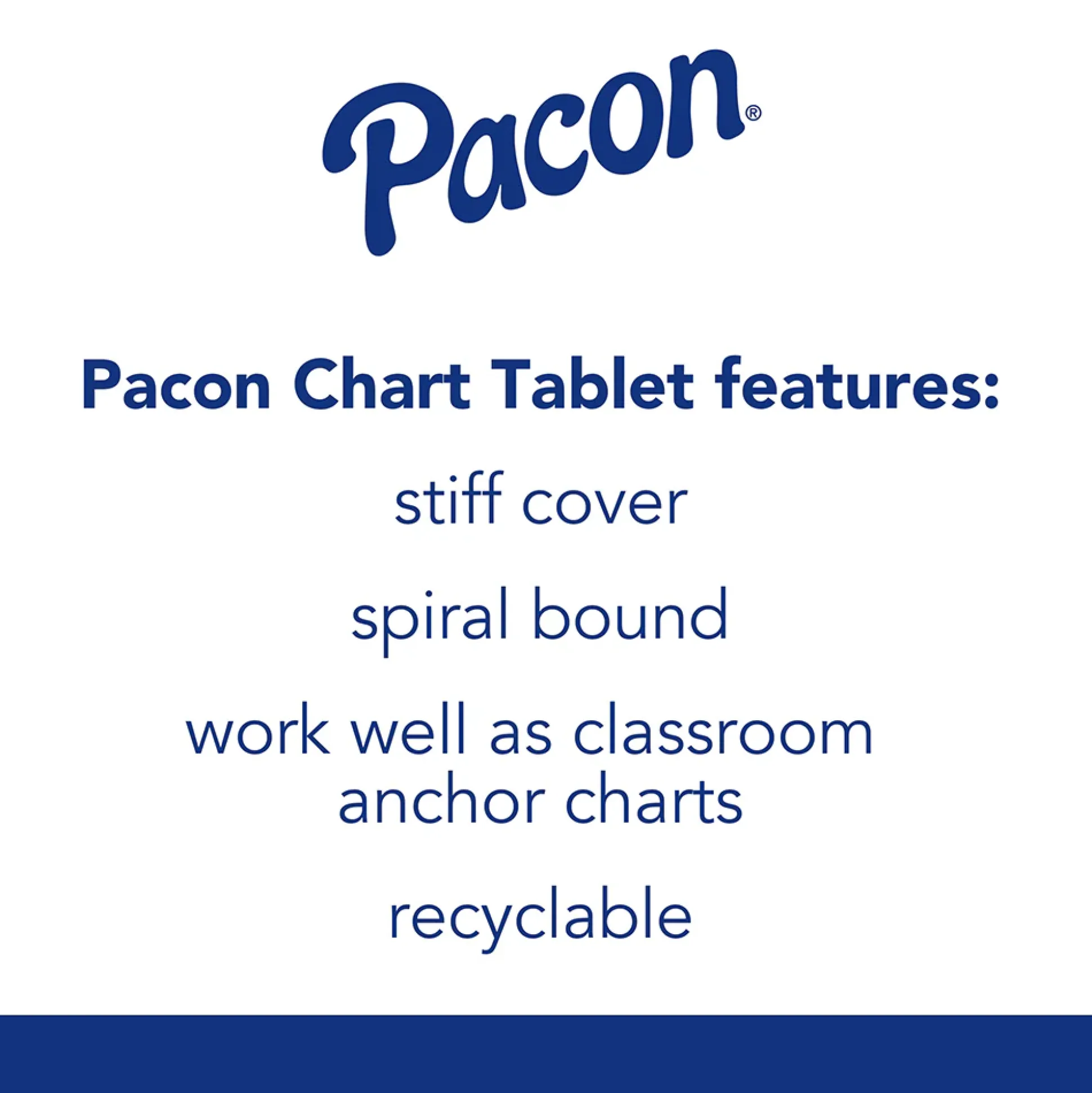 Easel-Style Chart Tablet | 24" x 16" Ruled Anchor Chart Paper