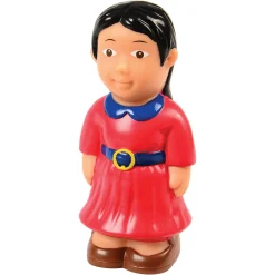 Easy Grip Asian Family Figures | 4-Piece Set for Block & Pretend Play