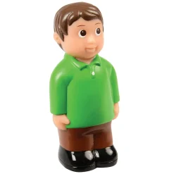 Easy Grip Caucasian Family Figures | 4-Piece Set for Block & Pretend Play