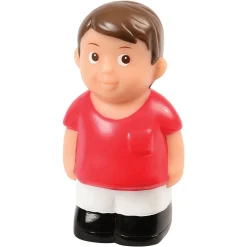 Easy Grip Caucasian Family Figures | 4-Piece Set for Block & Pretend Play