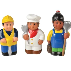 Easy Grip Community Figures 8-Piece Set | 5-Inch Toddler Pretend Play Dolls