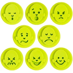 Easy Grip Stampers with Emotional Facial Expressions