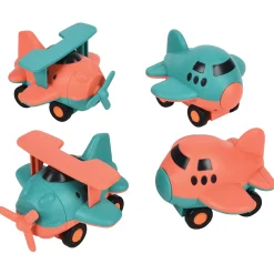 Eco-Friendly Airplanes | 4-Piece Compostable Vehicle Set