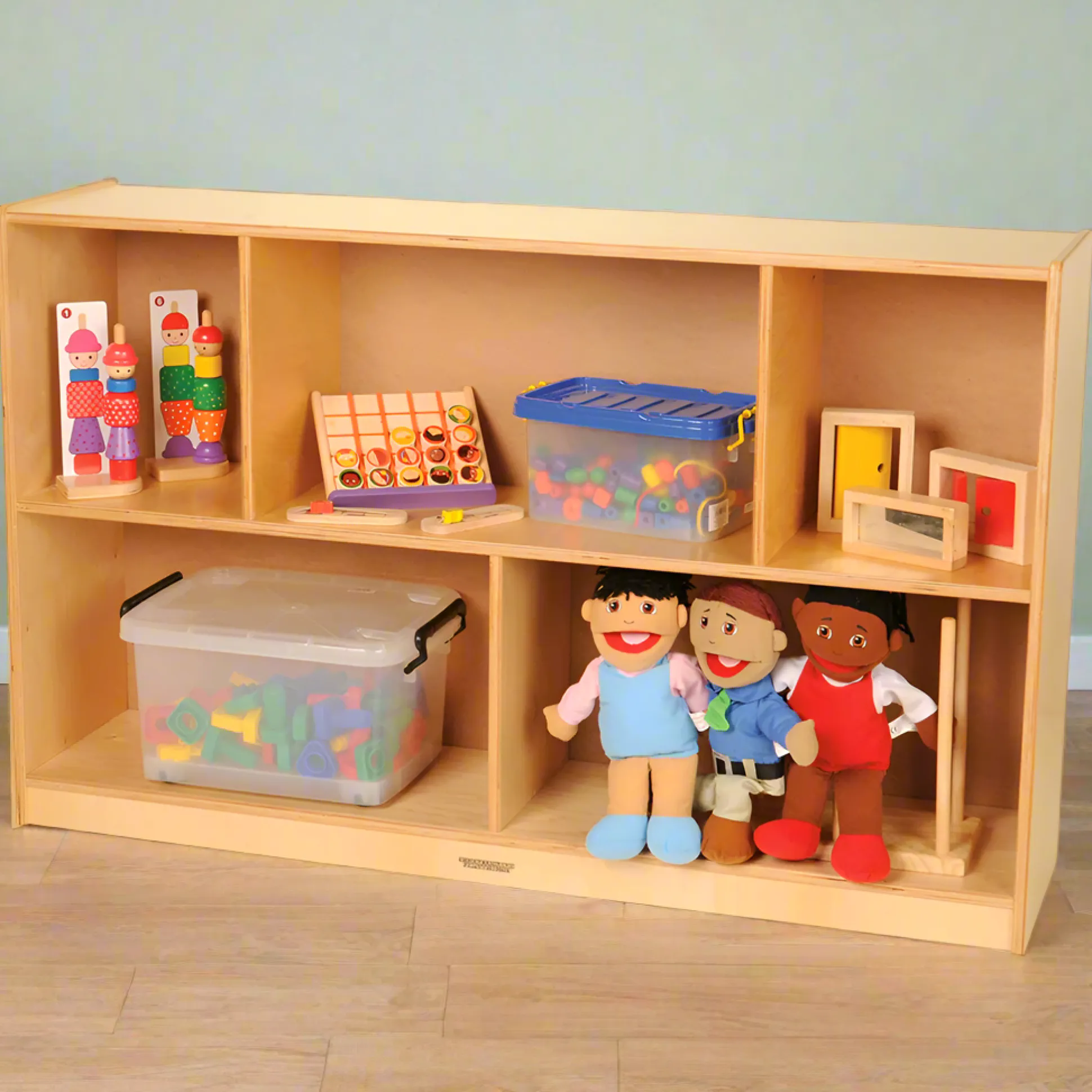 Eco-Friendly Birch Two-Level Standard Storage Unit