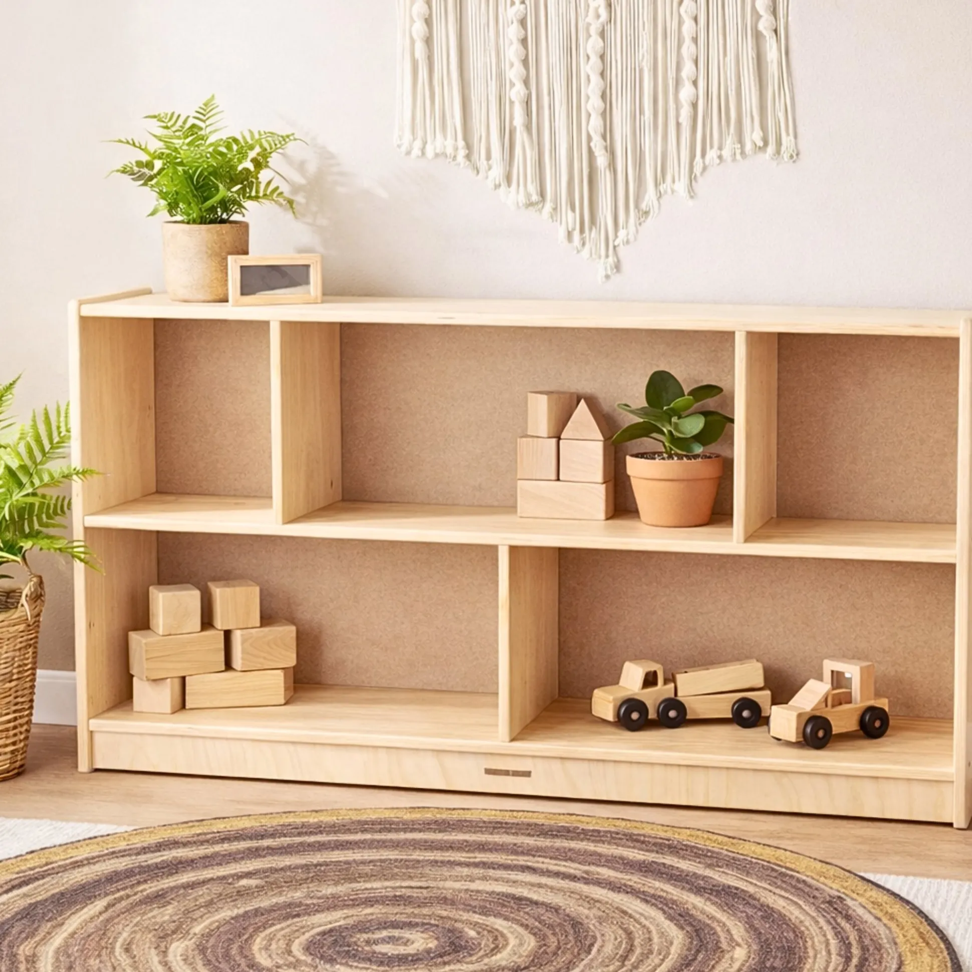 Eco-Friendly Birch Two-Level Standard Storage Unit