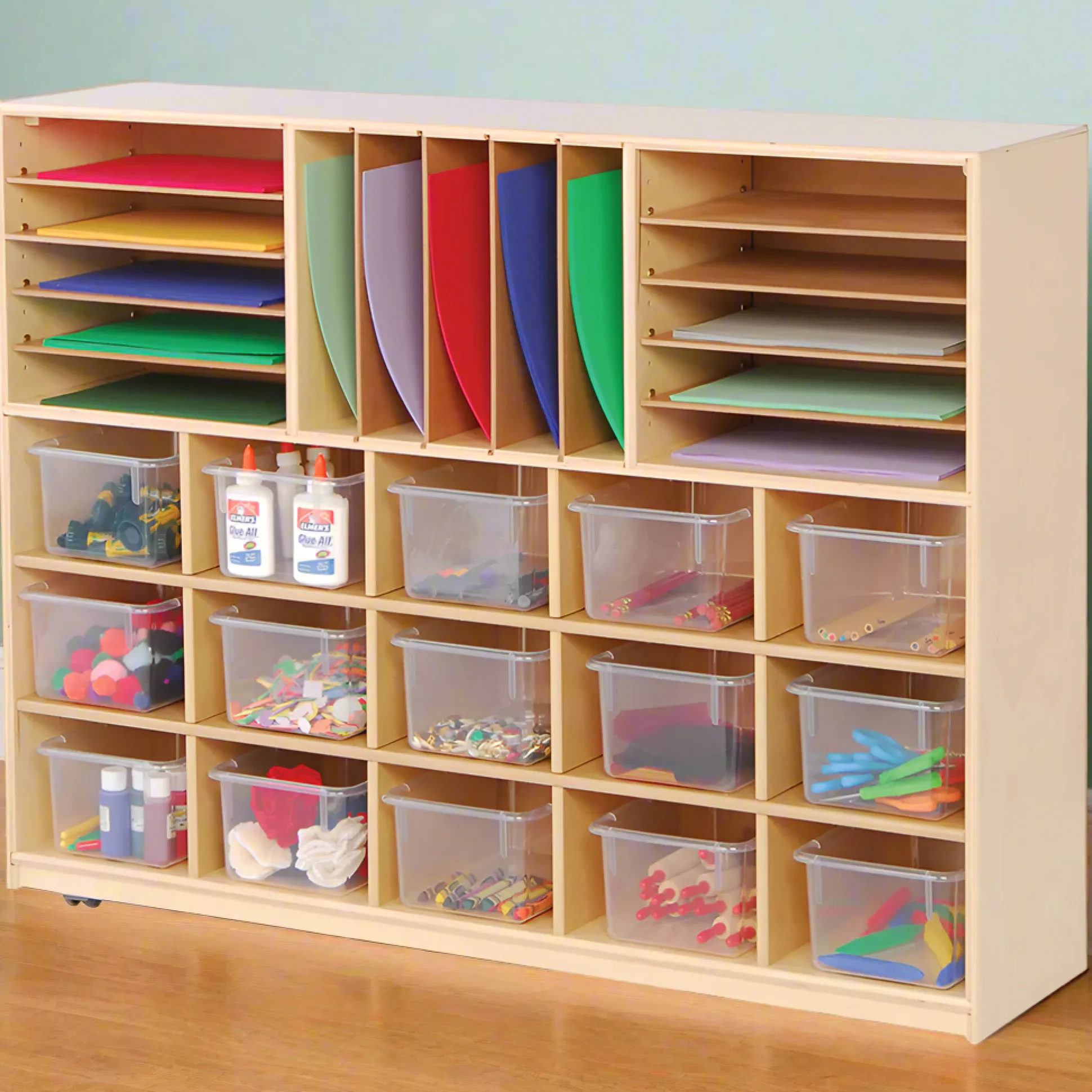 Eco-Friendly Deep Multi-Function Tall Storage Unit