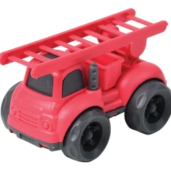 Eco-Friendly Fire Trucks | 4-Piece Compostable Vehicle Set