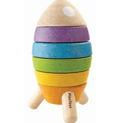 Eco-Friendly Stacking Rocket Toy | Learn Colors & Improve Coordination