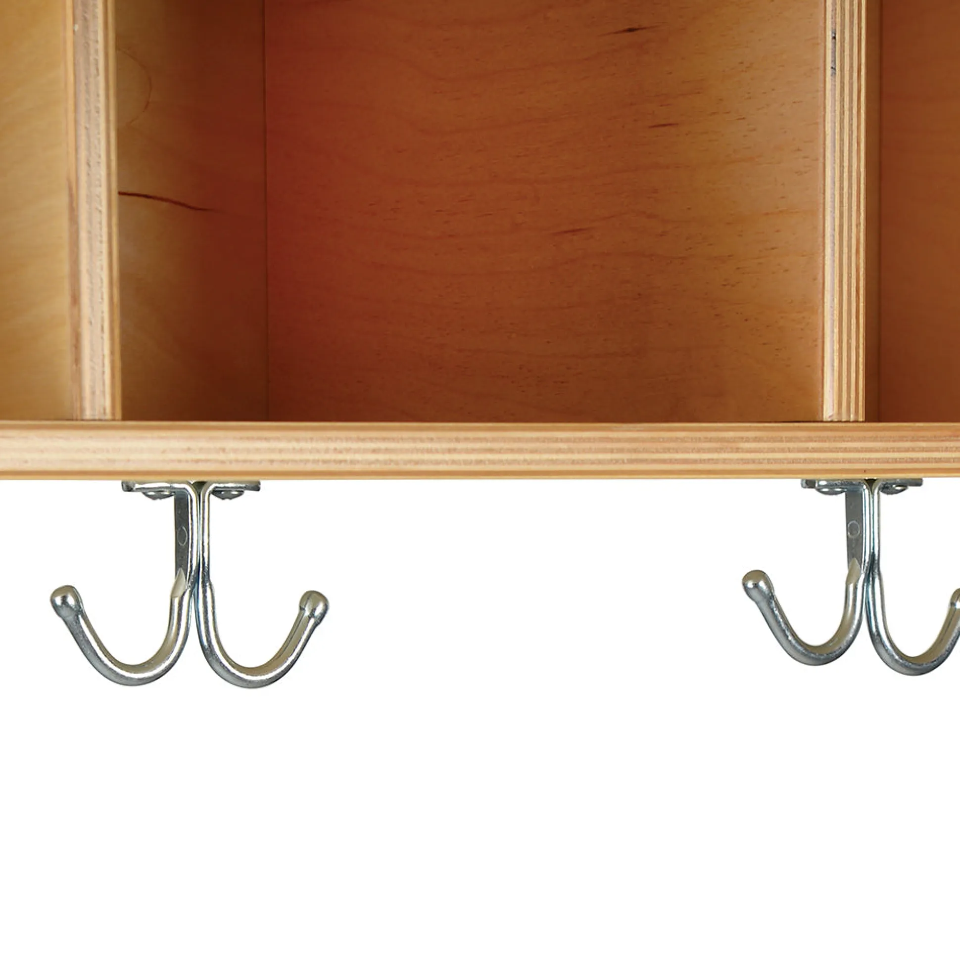 Eco-Friendly Wall Mount Cubbie Unit with Coat Hooks & Storage