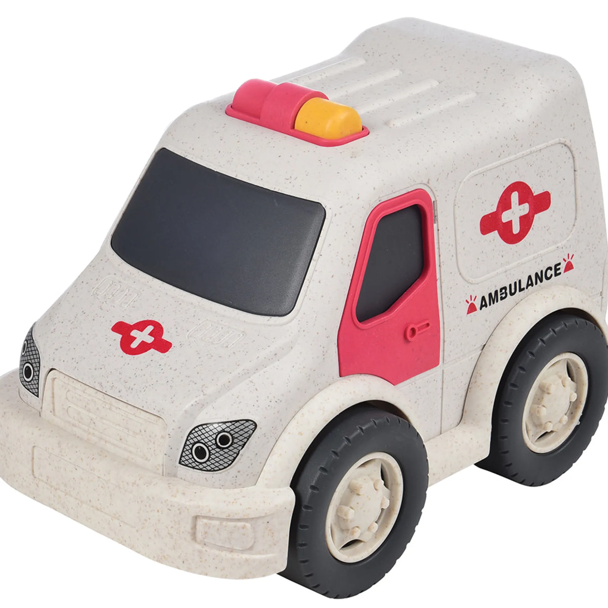 Eco-Friendly Wheat Straw Ambulance Toy