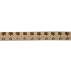Eco-Friendly Wooden Counting Log with Sticks | Natural Early Math Toy