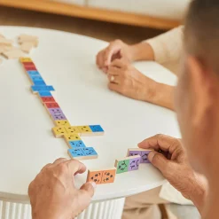 Eco-Friendly Wooden Emotion Dominoes