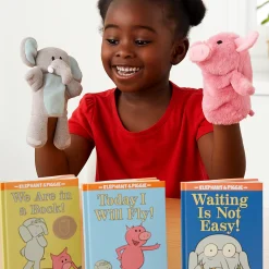 Elephant and Piggie Props & Book Set* - 3 books, 2 puppets