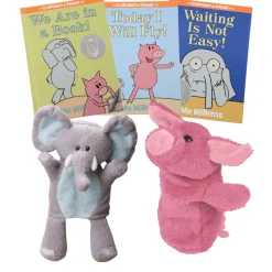 Elephant and Piggie Props & Book Set* - 3 books, 2 puppets