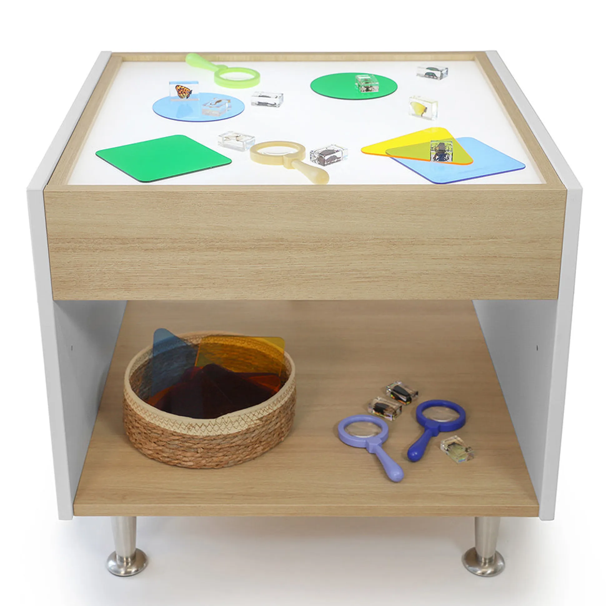 elevatED™ Adjustable LED Light Table | Modern Classroom Sensory Table with Height Adjustment