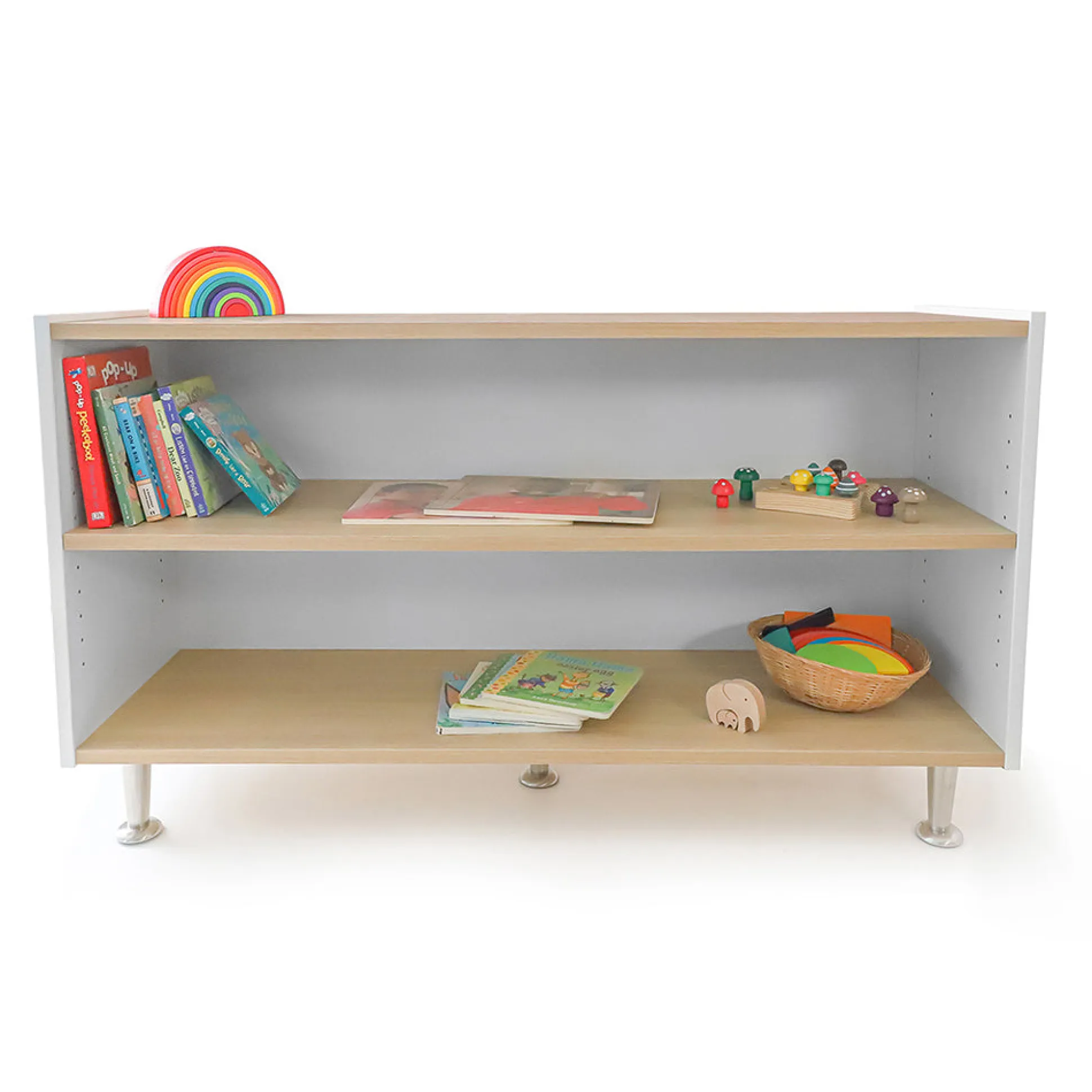 elevatED™ Adjustable Shelf Cabinet | 27" High Contemporary Classroom Cabinet