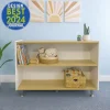 elevatED™ 33" Adjustable Shelf Cabinet | Modern White Oak Classroom Storage with Flexible Shelving