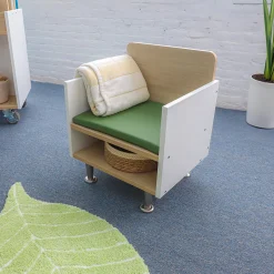 elevatED™ Children’s Arm Chair | Classroom Seating with Built-In Storage Compartment