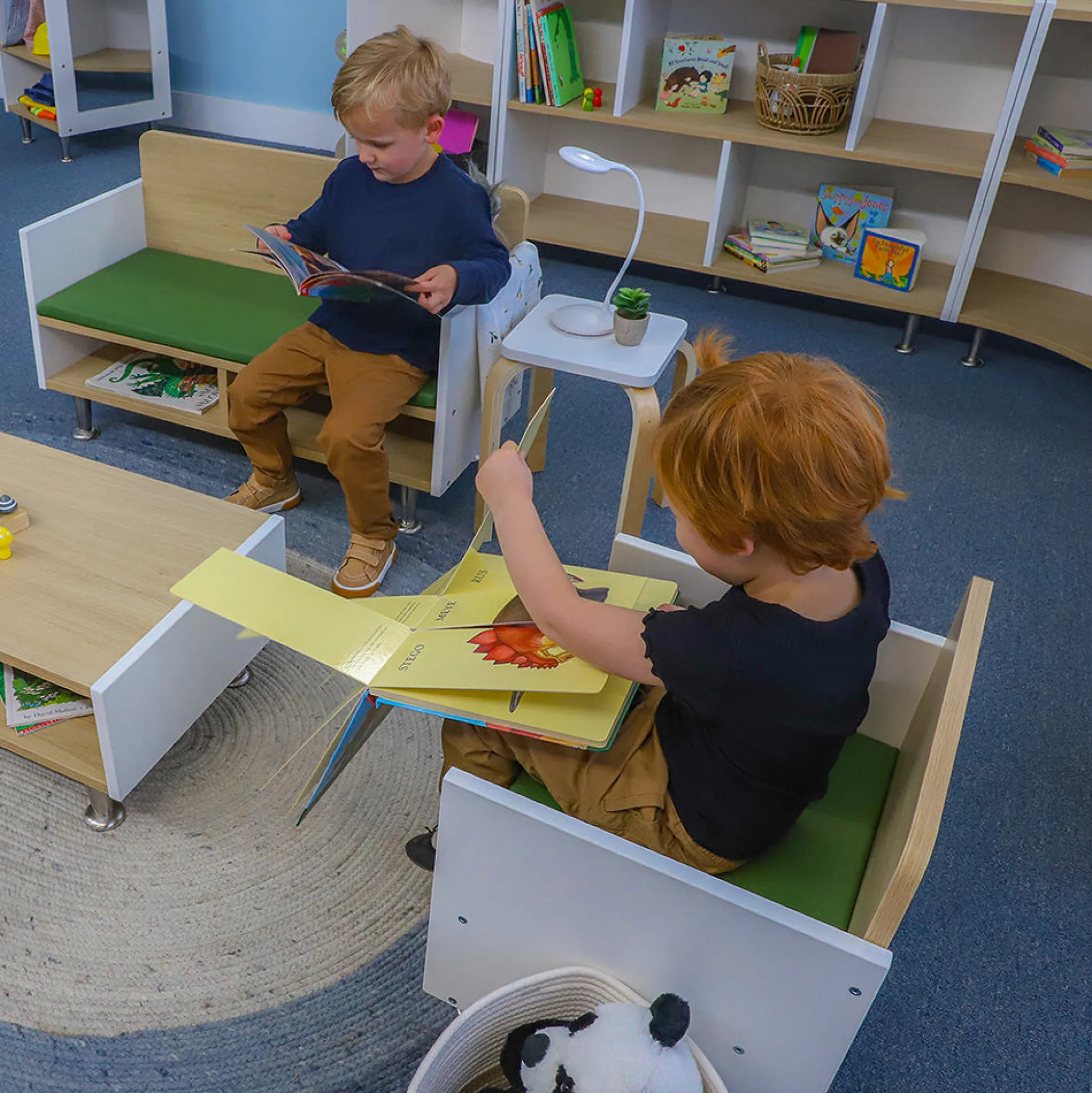 elevatED™ Children’s Arm Chair | Classroom Seating with Built-In Storage Compartment