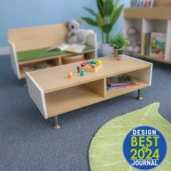 elevatED™ Community Table | Classroom Activity Table with Dual Storage Compartments