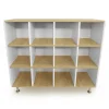 elevatED™ 12 Cubby Backpack Storage | Classroom Shelf with 12 Cubbies