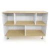elevatED™ 33"H Open Cabinet | Classroom Storage with Five Compartments
