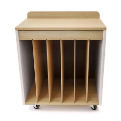 elevatED™ Mobile Big Book Holder | Classroom Book Storage with Retractable Easel