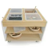 elevatED™ Mobile Sensory Table | Classroom Activity Table with Removable Trays