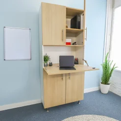 ElevatED™ Teacher Workstation Cabinet | Modern Classroom Desk & Storage Organizer
