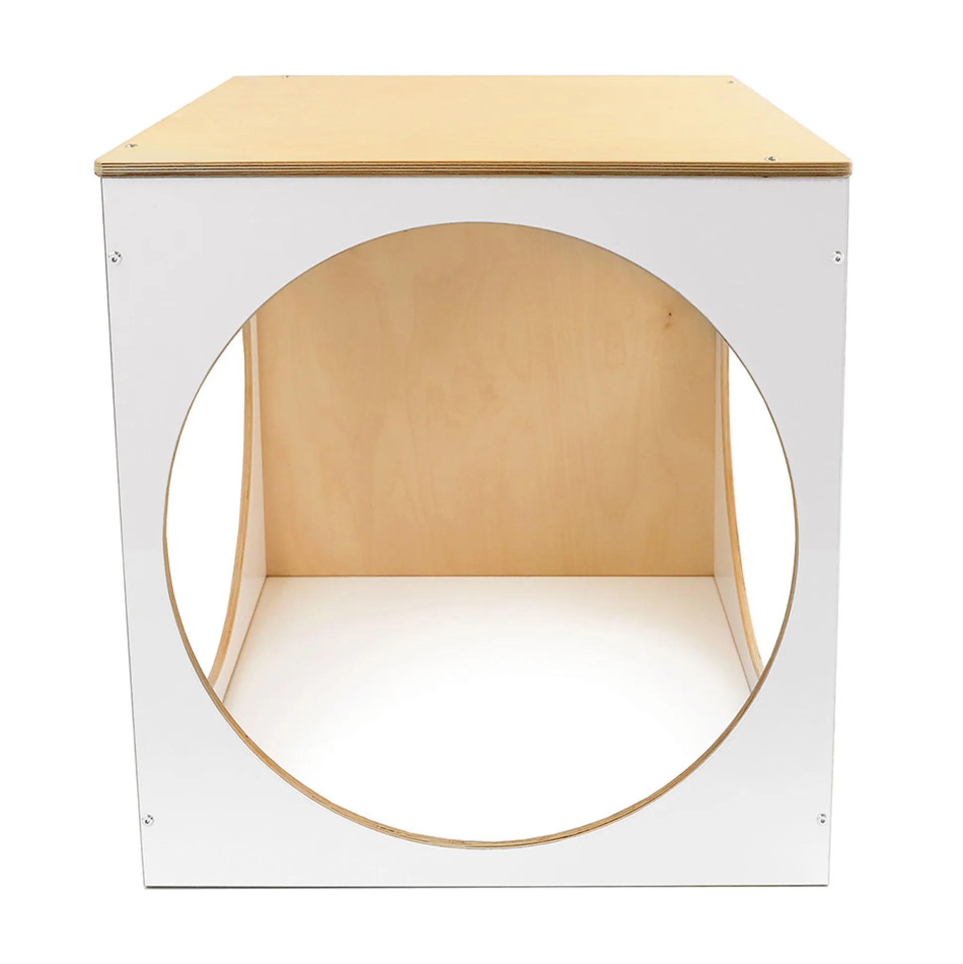 elevatED™ White Play House Cube | Modern Quiet Space Pod