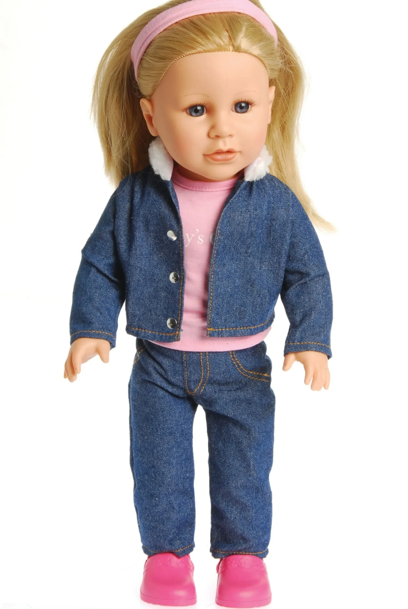 Emma 18-Inch Doll with Outfit & Accessories | Blonde Hair & Blue Eyes