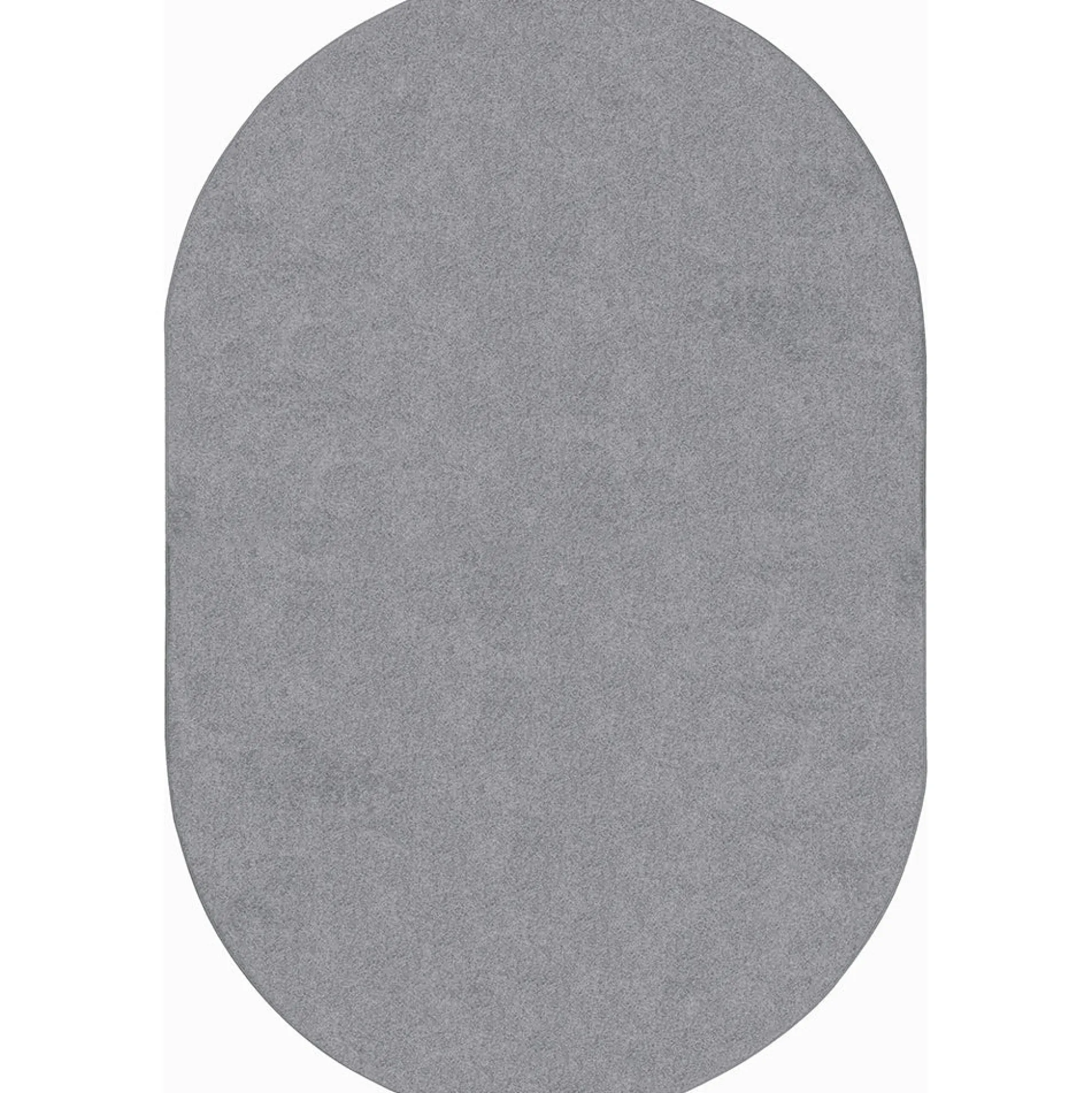 Endurance Oval Silver Area Rug