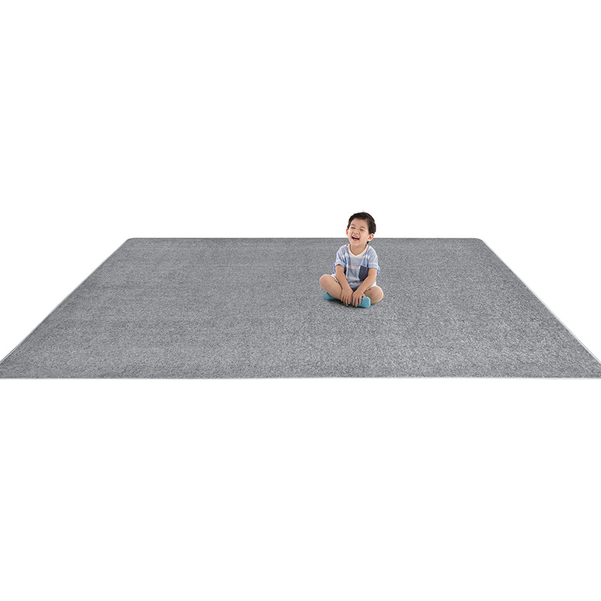 Endurance Rectangular Silver Area Rug