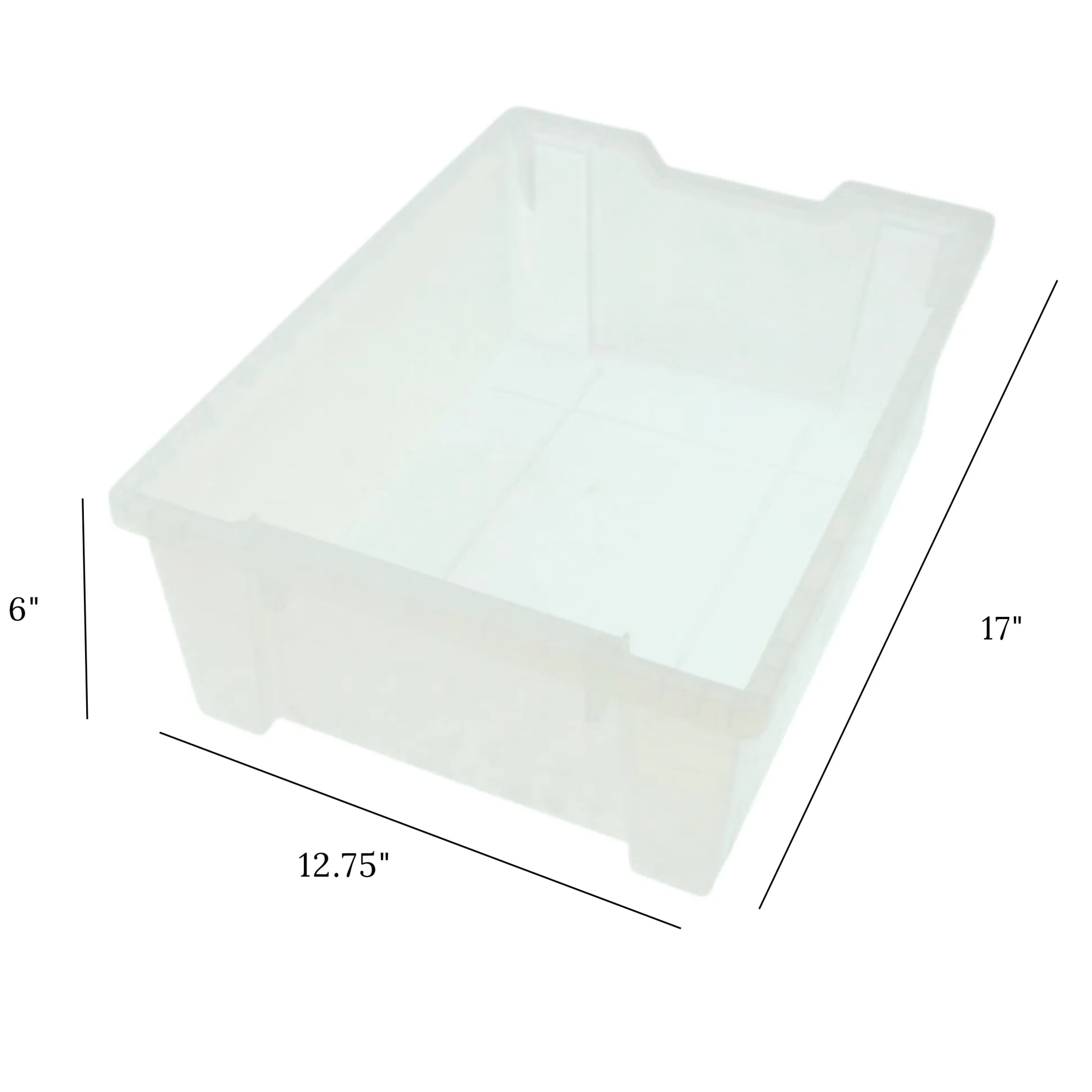 Extra Deep Clear Totes
