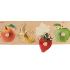 Extra Wide Knobbed Puzzle - Fruit
