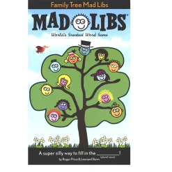Family Tree Mad Libs Word Game for Kids