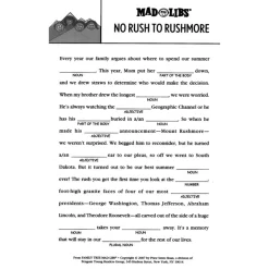 Family Tree Mad Libs Word Game for Kids