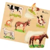 Farm Animals Knob Puzzle
